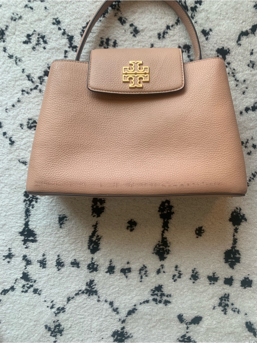 Tory Burch Britten Blush Satchel - Picture 6 of 7